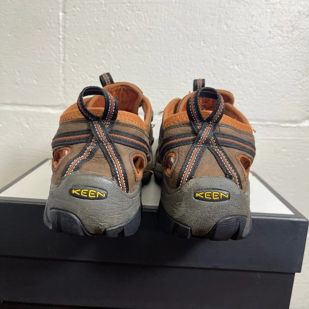 KEEN Arroyo II‎ Brown Leather Outdoor Hiking Sandals Waterproof Men's Size 11.5